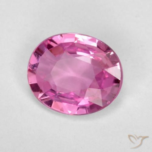 Safira Roxo Rosa Natural 0.66ct, oval, VS