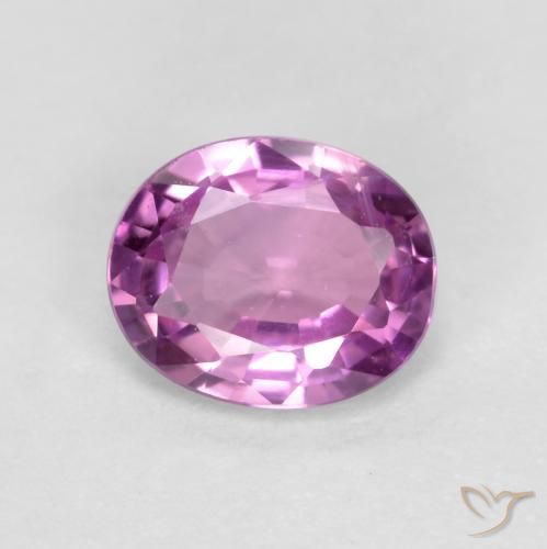 0.43ct Natural roxo médio Safira, oval, VVS-VS