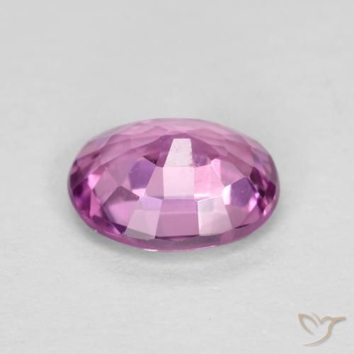 Safira roxo médio Natural 0.43ct, oval, VVS-VS