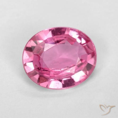 Safira Roxo rosado Natural 0.59ct, oval, VS