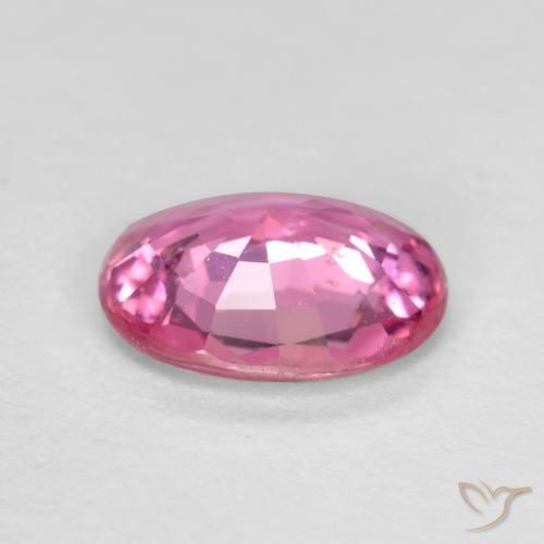 Safira Roxo rosado Natural 0.59ct, oval, VS