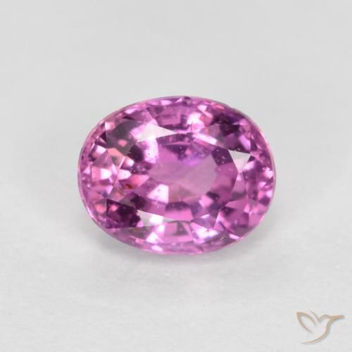 0.48ct Natural Roxo rosado Safira, oval, VS