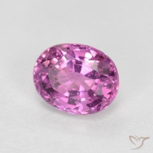 Safira Roxo rosado Natural 0.48ct, oval, VS
