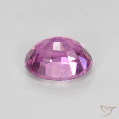 Safira Roxo rosado Natural 0.48ct, oval, VS