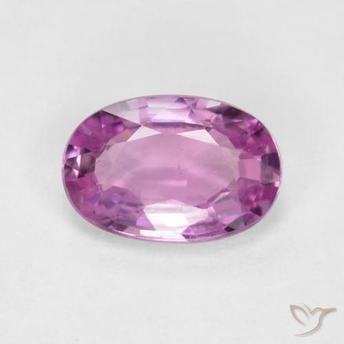 0.44ct Natural Roxo Rosa Safira, oval, VS