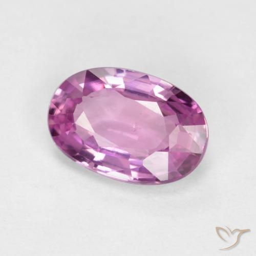 Safira Roxo Rosa Natural 0.44ct, oval, VS