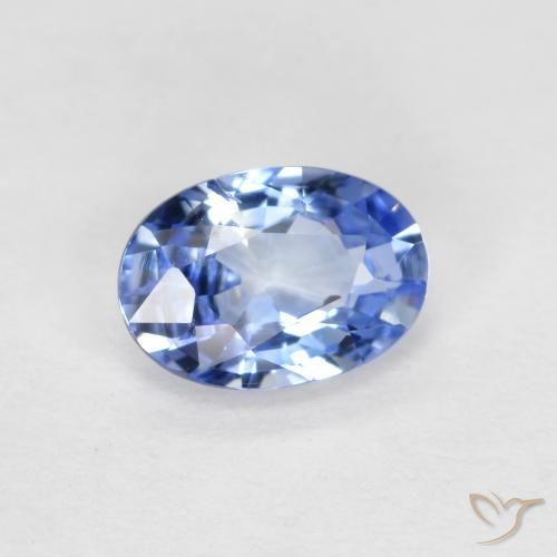 Safira Pastel Azul Natural 0.56ct, oval, VS