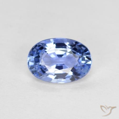 0.51ct Natural Pastel Azul Safira, oval, VVS-VS