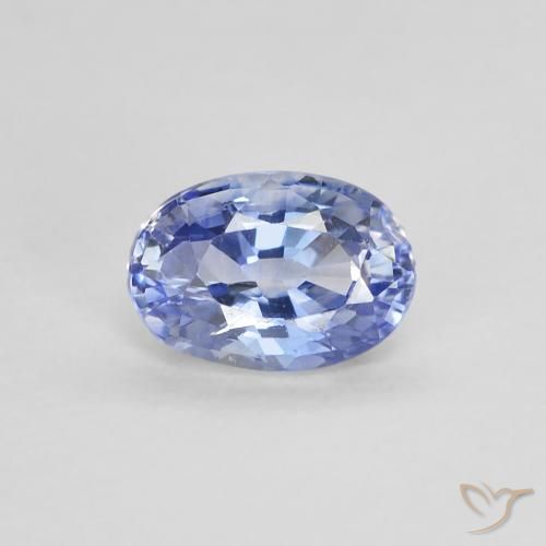 0.62ct Natural Pastel Azul Safira, oval, VVS-VS