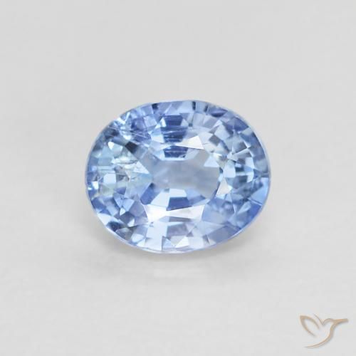 0.51ct Natural Pastel Azul Safira, oval, VS-SI