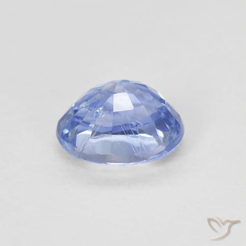 Safira Pastel Azul Natural 0.51ct, oval, VS-SI