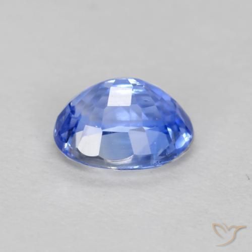Safira Azul profundo Natural 0.50ct, oval, VVS-VS