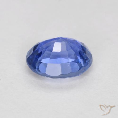 Safira Azul claro Natural 0.52ct, oval, SI