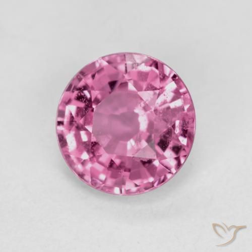 Safira roxo médio Natural 0.55ct, Redondo, VS-SI