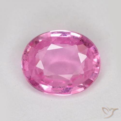 0.70ct Natural Roxo Real Rosa Safira, oval, VS-SI