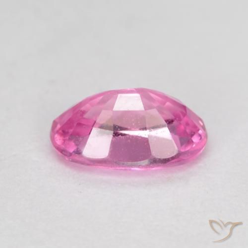 Safira roxo médio Natural 0.63ct, oval, VS-SI