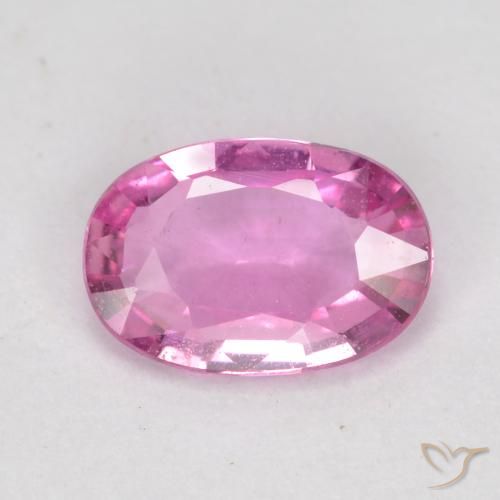 0.66ct Natural Roxo Rosado Brilhante Safira, oval, VS-SI