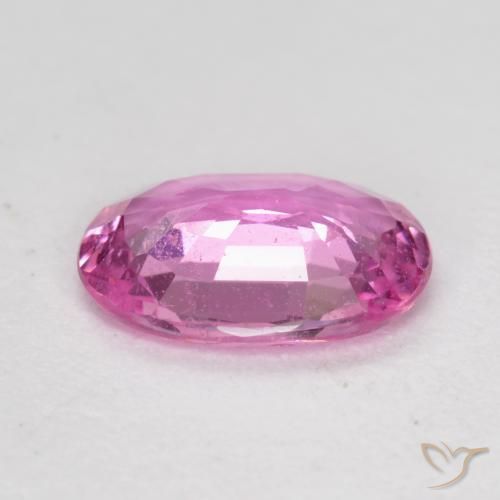 Safira Roxo Rosado Brilhante Natural 0.66ct, oval, VS-SI