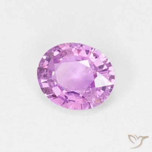 Safira Violeta Roxo Natural 0.60ct, oval, VS-SI