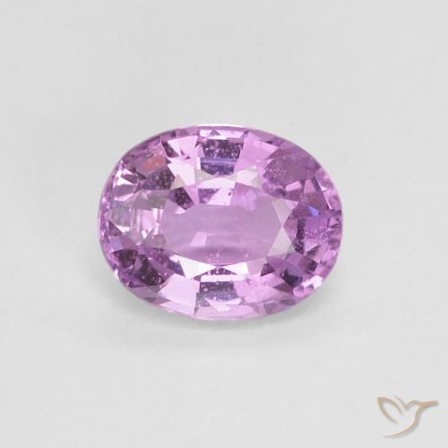 0.84ct Natural Rosa Violeta Roxo Safira, oval, VS-SI