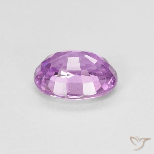 Safira Rosa Violeta Roxo Natural 0.84ct, oval, VS-SI