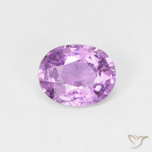 0.59ct Natural roxo médio Safira, oval, VS-SI