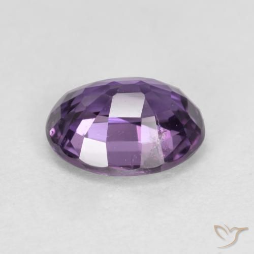 Safira Violeta Profundo Natural 0.84ct, oval, VS-SI