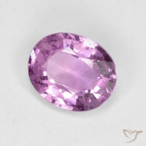 Safira Rosa Violeta Roxo Natural 0.71ct, oval, VS-SI