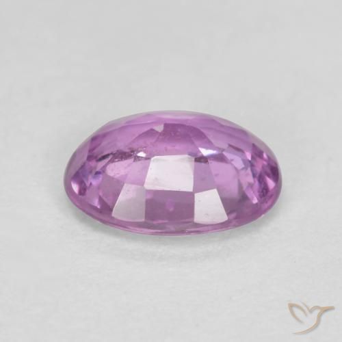 Safira Rosa Violeta Roxo Natural 0.71ct, oval, VS-SI