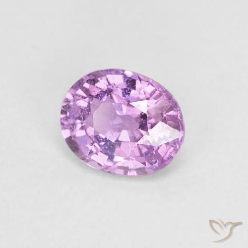 Safira Violeta Roxo Natural 0.64ct, oval, VS-SI