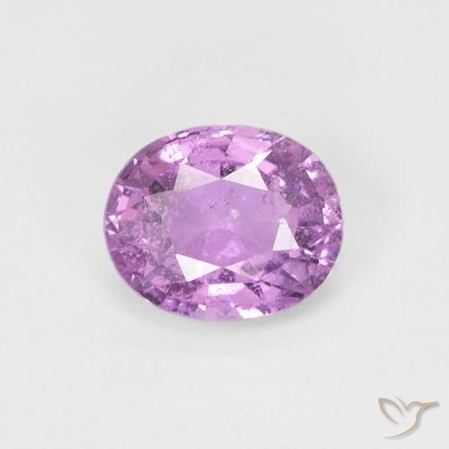 0.74ct Natural roxo médio Safira, oval, VS-SI