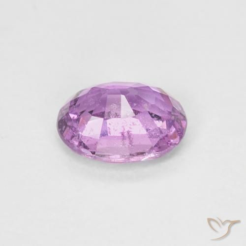 Safira roxo médio Natural 0.74ct, oval, VS-SI