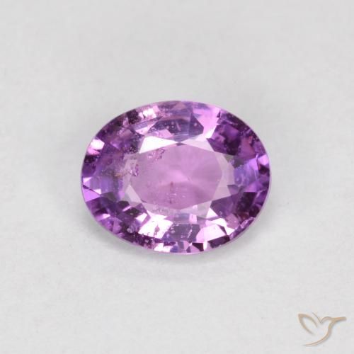 0.51ct Natural Roxo médio-escuro Safira, oval, VS-SI