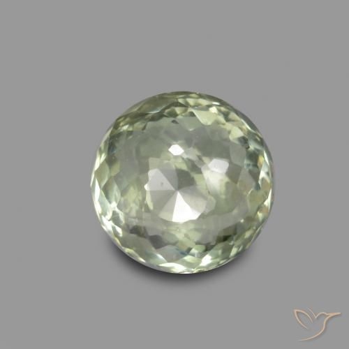 0.64ct Natural Verde médio Safira, Redondo, VS-SI