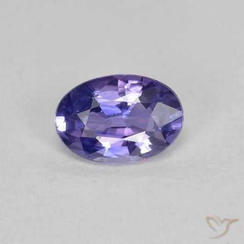 0.49ct Natural Roxo profundo Safira, oval, VS