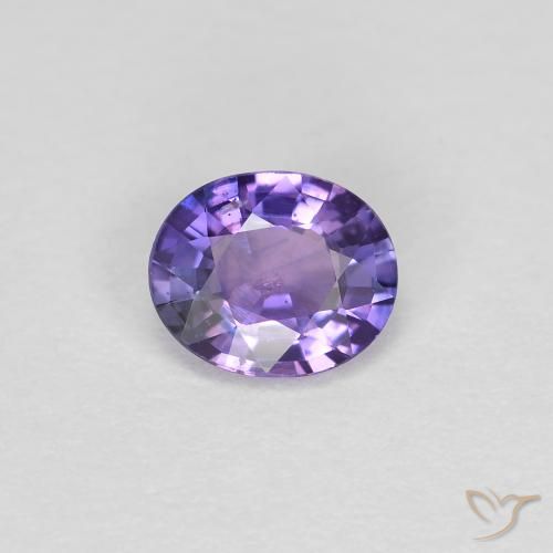 0.38ct Natural Violeta Profundo Safira, oval, VS