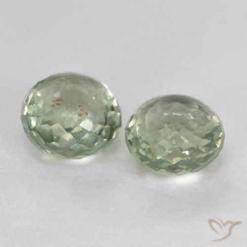 Pedras preciosas de Safira Verde Floresta Claro natural de 1.15 ct, Redondo, VS