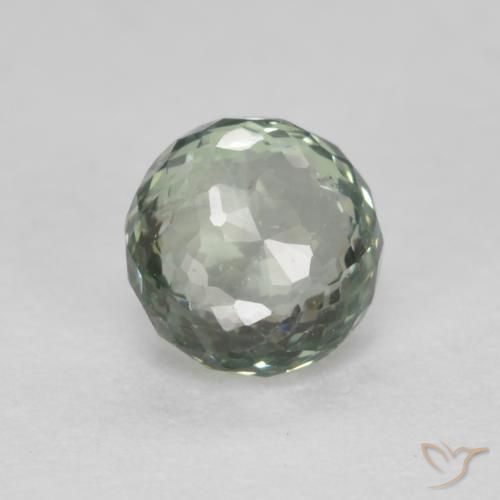 0.55ct Natural Verde Musgo Safira, Redondo, VS