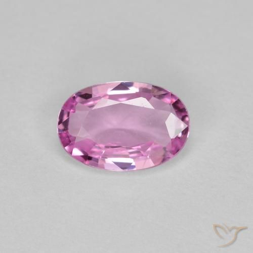 0.58ct Natural Roxo Real Rosa Safira, oval, VVS