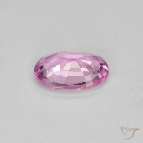 Safira Roxo Real Rosa Natural 0.58ct, oval, VVS