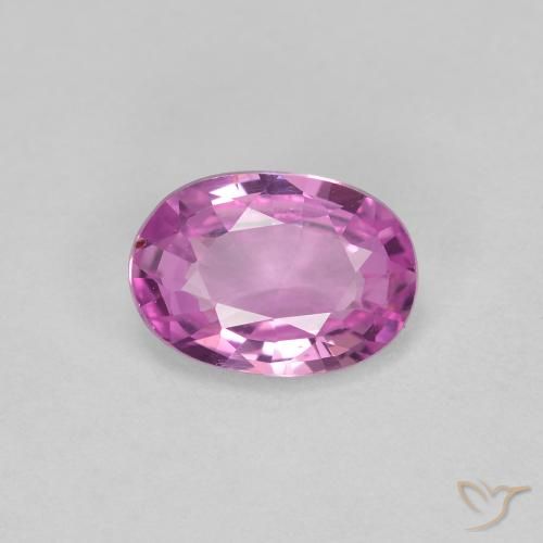 0.73ct Natural Roxo rosado Safira, oval, VVS