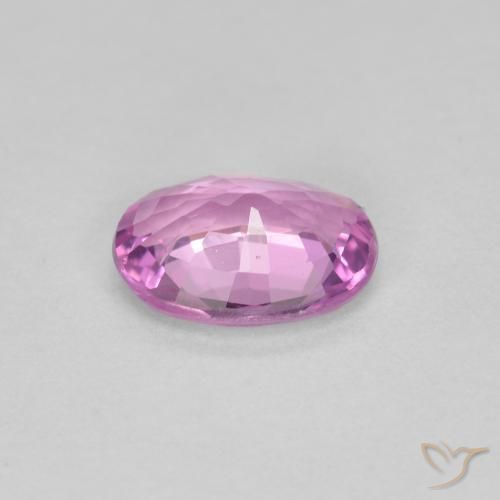Safira Roxo rosado Natural 0.73ct, oval, VVS