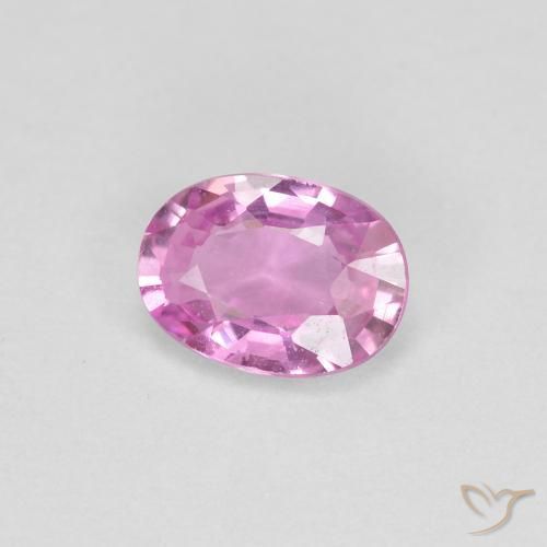 Safira Roxo Real Claro Rosa Natural 0.65ct, oval, VVS