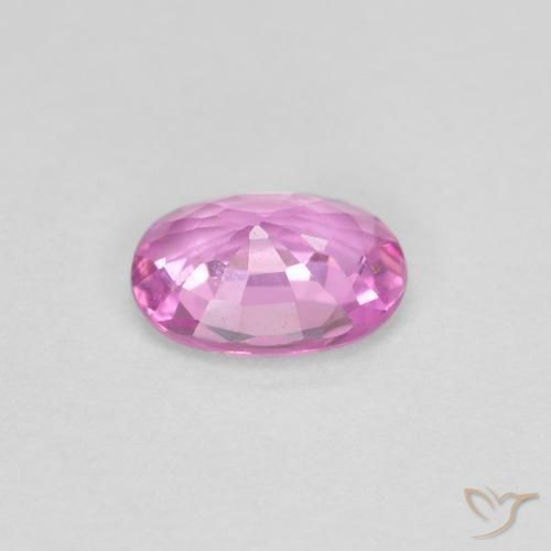 Safira Roxo Real Claro Rosa Natural 0.65ct, oval, VVS