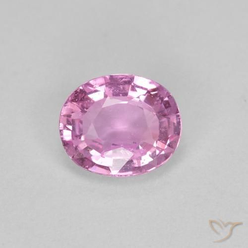0.44ct Natural Luz rosa Safira, oval, VS