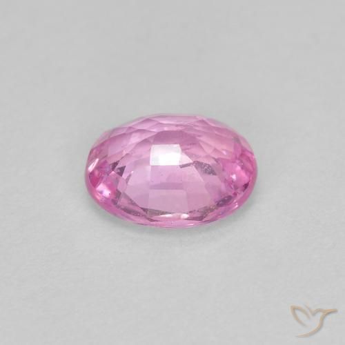Safira Luz rosa Natural 0.44ct, oval, VS