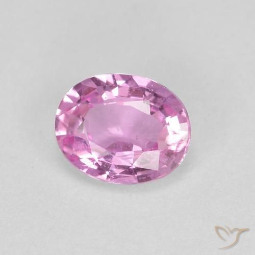 Safira Roxo Real Claro Rosa Natural 0.43ct, oval, VVS-VS