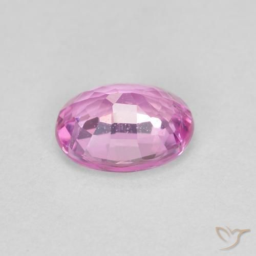 Safira Roxo Real Claro Rosa Natural 0.43ct, oval, VVS-VS