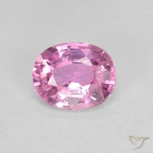 0.44ct Natural Roxo Real Rosa Safira, oval, VVS-VS