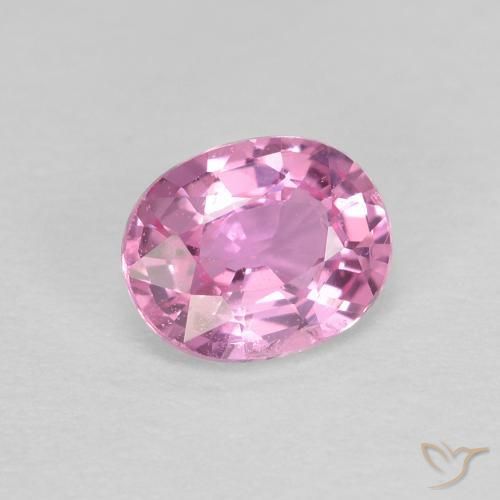 Safira Roxo Real Rosa Natural 0.44ct, oval, VVS-VS